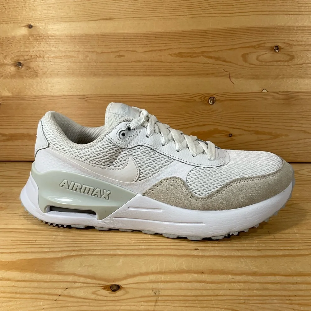 Nike Air Max Systm Lifestyle Shoes Men’s 8.5 White Pure Platinum DM9537-101